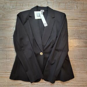 Anne Klien Womens XS Black Blazer NWT